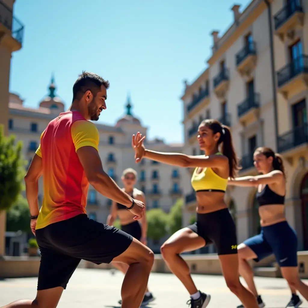 Atleta realizando un ejercicio de movilidad para mejorar su rendimiento deportivo.